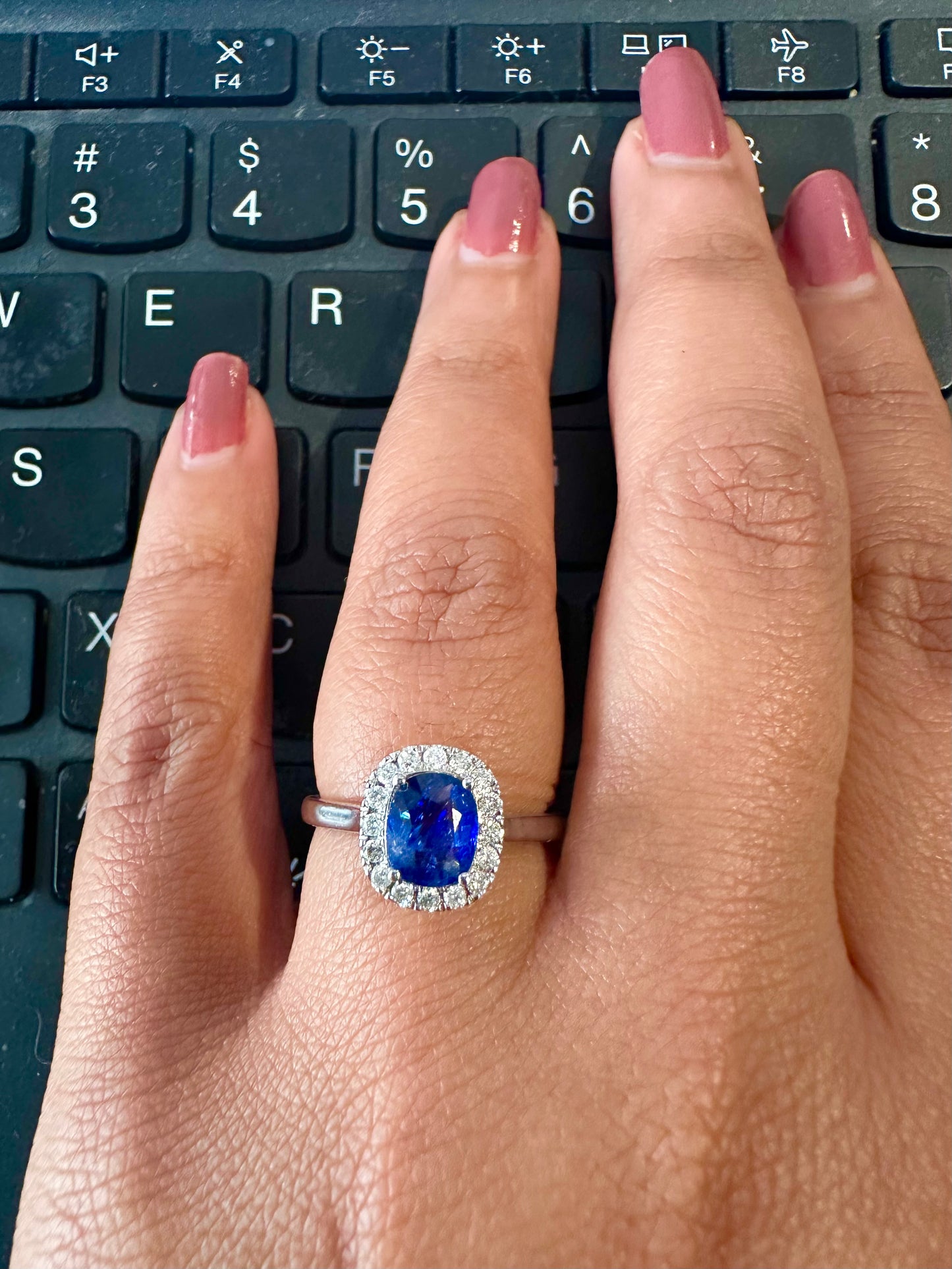 Intense Bright Quality Blue Sapphire Ring – Natural, Unheated, Unforgettable