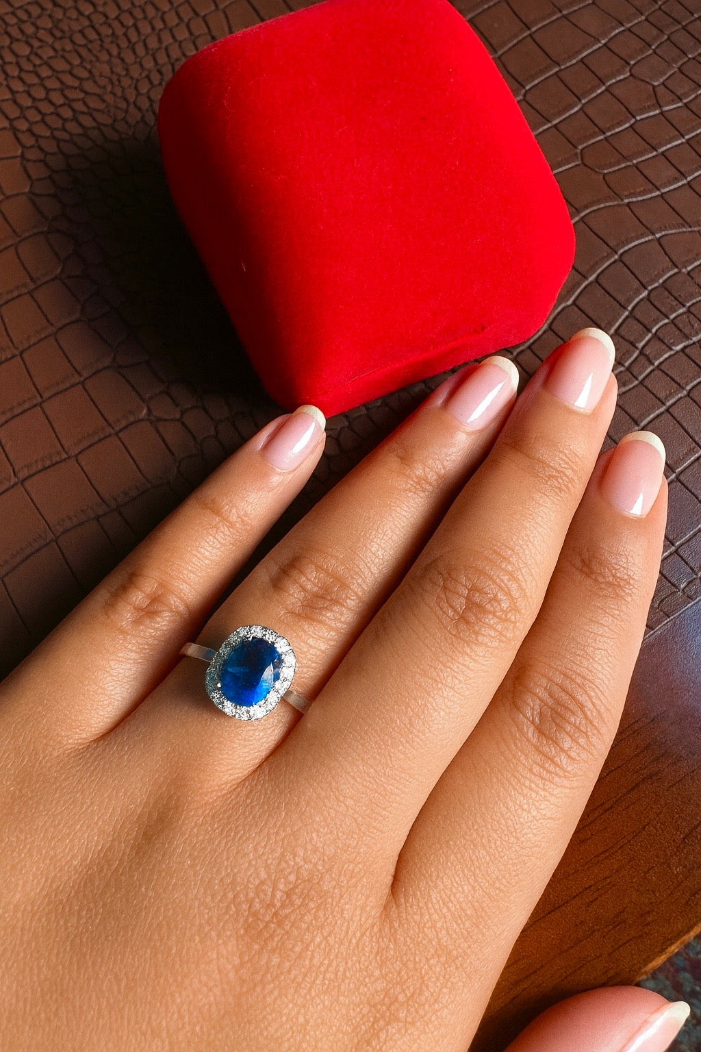 Intense Bright Quality Blue Sapphire Ring – Natural, Unheated, Unforgettable