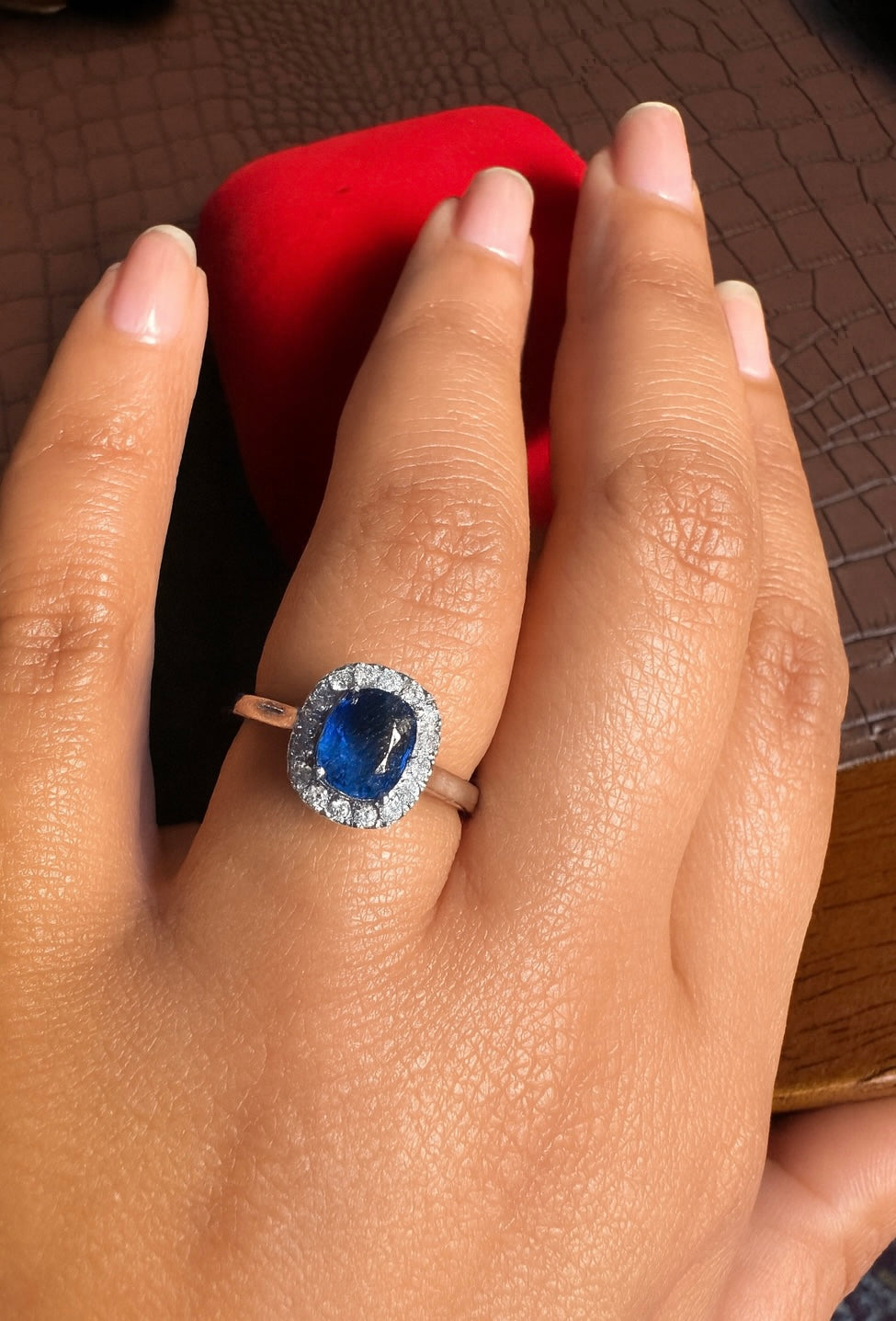 Intense Bright Quality Blue Sapphire Ring – Natural, Unheated, Unforgettable