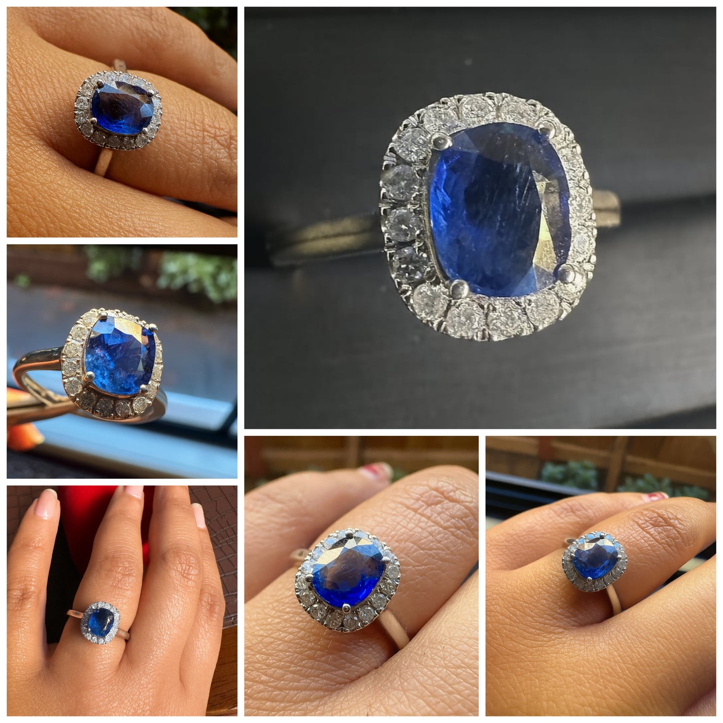 Intense Bright Quality Blue Sapphire Ring – Natural, Unheated, Unforgettable