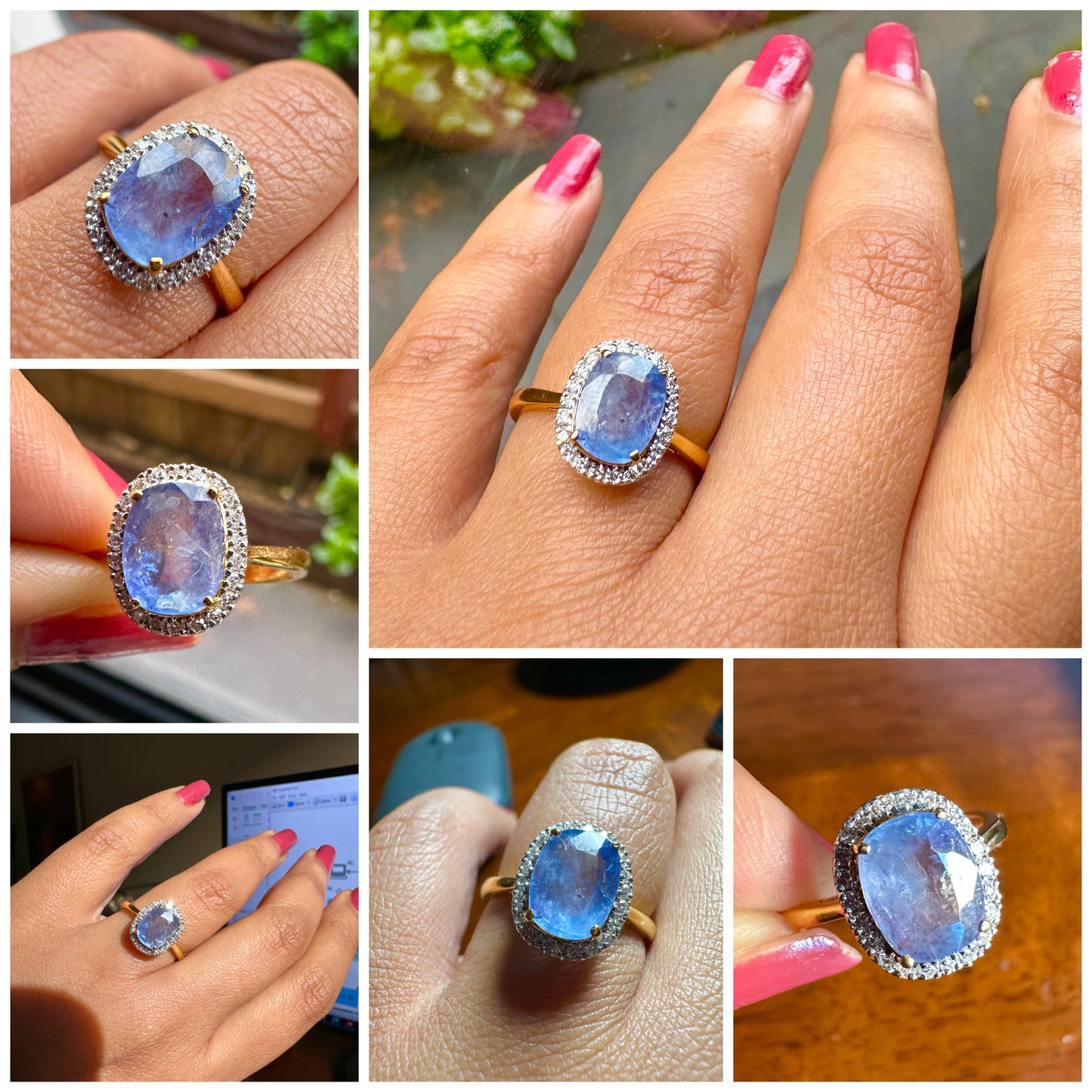 Ocean Mist Sapphire Ring โ Natural, Unheated, Unforgettable