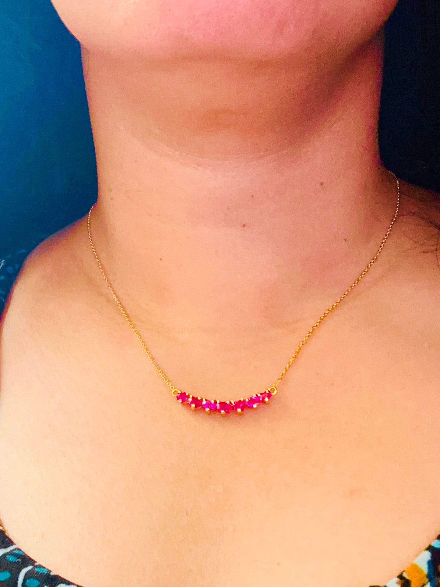 Heart-Shape Natural Unheated Burmese Ruby (2.25 CT) Pendant Necklace in 20K Solid Gold.
