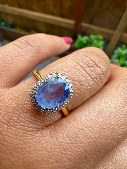 Ocean Mist Sapphire Ring – Natural, Unheated, Unforgettable