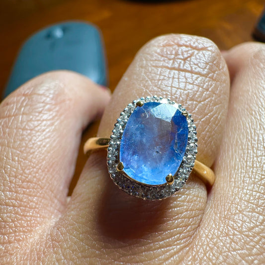 Ocean Mist Sapphire Ring – Natural, Unheated, Unforgettable